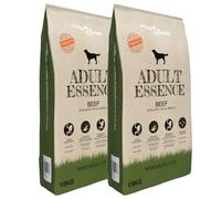 vidaXL 2x15kg Nourriture Sèche pour Chiens Adult Essence Beef 30kg Croquette