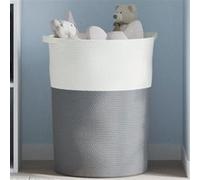Panier de Rangement Panier à Linge Corbeille Cuisine Salle de Bain Coton vidaXL