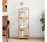vidaXL Étagère à 4 niveaux 40x30x112 cm bois de chêne massif Marron