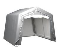 Tente de Rangement 370x370 cm Acier Gris Stockage Extérieur Jardin vidaXL