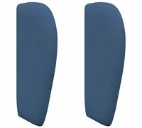 vidaXL Oreille de tête de lit Bleu 40 x 23 x 6 cm Tissu,