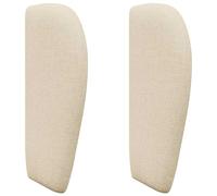 vidaXL Oreille de tête de lit Crème 40 x 23 x 6 cm Tissu,