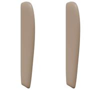 vidaXL Oreille de tête de lit Marron 80 x 23 x 6 cm PVC, Tête de lit Design Moderne, Confort en Mousse, Meuble Durable, Accessoire Compact pour Une Chambre contemporaine