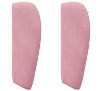vidaXL Oreille de tête de lit Rose 40 x 23 x 6 cm Velours, Design de Chambre Chic, tête de lit en Velours Luxe, Coussins Moelleux, Accents Roses, Confort assuré, Meubles Indoor