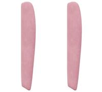 vidaXL Oreille de tête de lit Rose 80 x 23 x 6 cm Velours, Tête de lit Style Moderne, Accessoire en Velours résistant, déco Chic pour la Chambre, Meuble abordable pour Le Sommeil