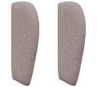 vidaXL Oreille de tête de lit Taupe 40 x 23 x 6 cm Tissu,