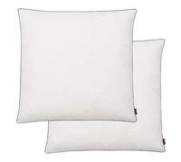 Vidaxl Oreiller 2 Pcs Remplissage De Duvet Lã©Ger 80 X 80 Cm Blanc