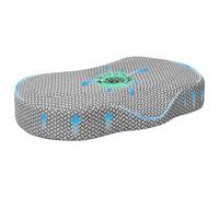 Vidaxl Oreiller Avec Oreiller Gris 55 X 36 X 10 Cm Polyester