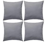 Vidaxl Oreiller D'extérieur 4 Pièces 45 X 45 Cm Gris