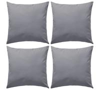 Vidaxl Oreiller D'extérieur 4 Pièces 45 X 45 Cm Gris
