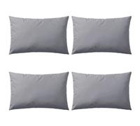 Vidaxl Oreiller D'extérieur 4 Pièces 60 X 40 Cm Gris