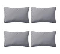 Vidaxl Oreiller D'extérieur 4 Pièces 60 X 40 Cm Gris
