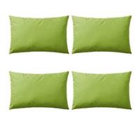 vidaXL Oreiller d'extérieur Lot de 4 60 x 40 cm Vert pomme