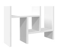 Organisateur de bureau - VIDAXL - Bois d'ingénierie - Blanc - 34,5x15,5x35,5cm - Multifonctionnel