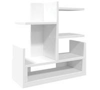 vidaXL Organisateur de bureau blanc 49x20x52,5 cm bois d'ingénierie