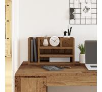 vidaXL Organisateur de Bureau Chêne Ancien 44.5x24x25 cm Bois Techniques