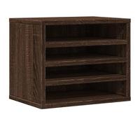 vidaXL Organisateur de bureau chêne marron 36x26x29,5 cm