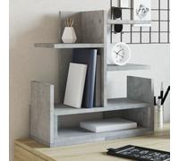 vidaXL Organisateur de bureau gris béton 49x20x52,5 cm