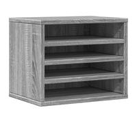 vidaXL Organisateur de bureau sonoma gris 36x26x29,5 cm