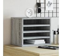 vidaXL Organisateur de bureau sonoma gris 36x26x29,5 cm