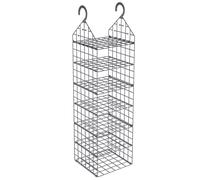 vidaXL Organisateur de placard suspendu avec 7 étagères