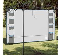 Vidaxl Organisateur De Tente Suspendu Avec Stockage Gris 320 X 182 Cm