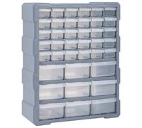 vidaXL Organisateur multi-tiroirs avec 39 tiroirs 38x16x47 cm