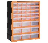 vidaXL Organisateur multi-tiroirs avec 39 tiroirs 38x16x47 cm