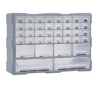 vidaXL Organisateur multi-tiroirs 40 tiroirs – boîte à coudre, armoire de rangement
