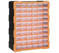 vidaXL Organisateur Multi-tiroirs avec 60 Tiroirs Boîte à Coudre Boîte à Outils Armoire de Rangement Unité d'Organisation 38x16x47,5 cm