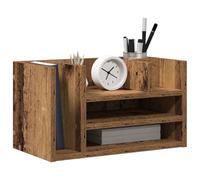 vidaXL Organiseur de bureau Bois ancien 44,5 x 24 x 25 cm