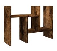vidaXL Organiseur de bureau Chêne fumé 34,5 x 15,5 x 35,5 cm