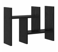 Vidaxl Organisateur De Bureau Chêne Noir 50x15,5x35,5 Cm Bois Reconstitué Noir