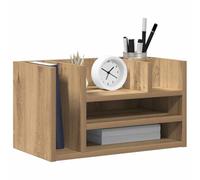 vidaXL Organisateur de tiroir de bureau Chêne noir 44,5 x 24 x 25 cm