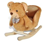 vidaXL Ourson à Bascule pour Bébés Peluche Animaux Jouet d'Enfants Maison 80073