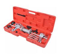 vidaXL Outils de voiture coulissants à 9 voies 17 pcs