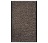 vidaXL Paillasson Tapis de porte d'entrée antidérapant décoratif Beige 90x150 cm