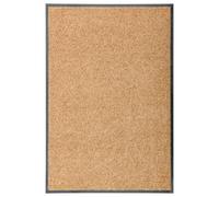 Vidaxl Paillasson Lavable Crème 60x90 Cm