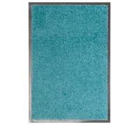 Vidaxl Paillasson Lavable Cyan 40x60 Cm