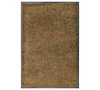 Vidaxl Paillasson Lavable Marron 60x90 Cm