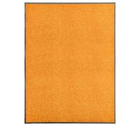 Vidaxl Paillasson Lavable Orange 90x120 Cm