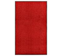 Vidaxl Paillasson Lavable Rouge 90x150 Cm