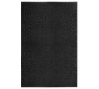 vidaXL Paillasson Lavable Tapis de Couloir Paillasson d'Entrée Tapis de Porte Tapis de Bienvenue Intérieur Extérieur Antidérapant Noir 120x180 cm