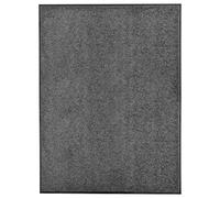 vidaXL Paillasson Lavable Tapis de Couloir Paillasson d'Entrée Tapis de Porte Tapis de Bienvenue Intérieur Extérieur Antidérapant Anthracite 90x120 cm