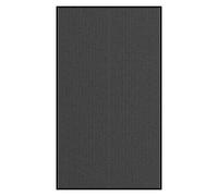 Vidaxl Paillasson Noir Et Gris À Rayures 115x200 Cm