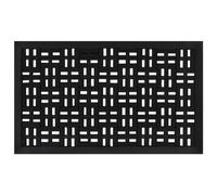 vidaXL Paillasson Rectangulaire, Tapis de Porte Antidérapant, Tapis de Sol Entrée Cuisine Jardin Garage, Moderne, 45x75 cm Caoutchouc