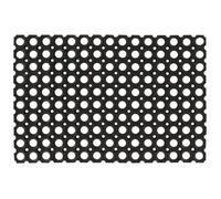 vidaXL Paillasson Rectangulaire, Tapis de Sol Antidérapant, Tapis de Porte, Paillasson d'Entrée Jardin, Moderne, 60x80 cm 155652