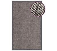 vidaXL Paillasson Touffeté Tapis de Sol Tapis de Plancher Porche Vestiaire Entrée Antidérapant Salon Maison Intérieur 90x150 cm Marron Clair