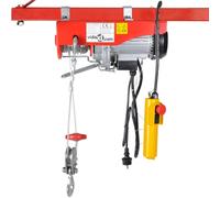 vidaXL Palan électrique à câble 1300 W 400/800 kg