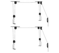 Palans à vélo avec support de plafond 2 pcs 20 kg